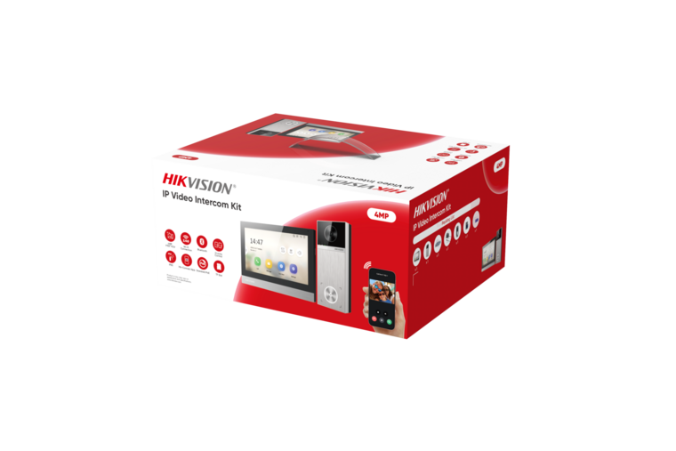 Hikvision DS-KIS613-S 4 MP IP Video-Intercomkit met WiFi en App Bediening