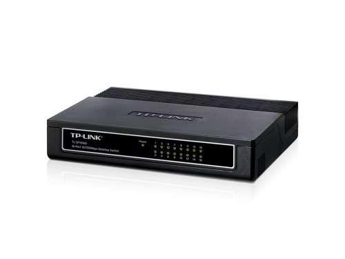 TP-LINK TL-SF1016D | Unmanaged Fast Ethernet Switch | 16 Ports
