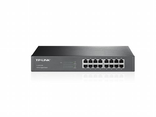 TP-LINK TL-SG1016D | Unmanaged Gigabit Ethernet Switch | 16 Poorten | Zwart