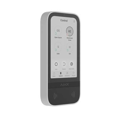 Ajax Keypad Touchscreen Jeweller - Bedienpaneel vanaf Hub 2 Wit