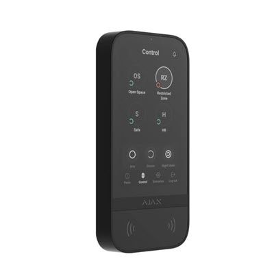 Ajax Keypad Touchscreen Jeweller - Bedienpaneel vanaf Hub 2 Zwart