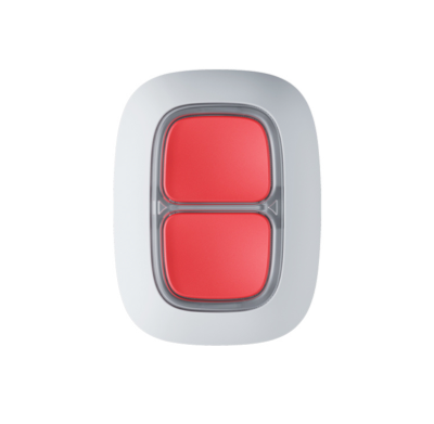 Ajax DoubleButton Jeweller - draadloze 2knops paniekknop Wit