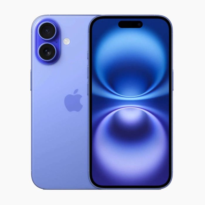 Apple iPhone 16 128 GB blauw – productafbeelding