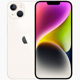 Apple iPhone 14 256 GB - wit - refurbished - Zichtbaar gebruikt