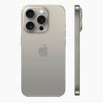 Apple iPhone 15 Pro titanium zilver – schuin vooraanzicht
