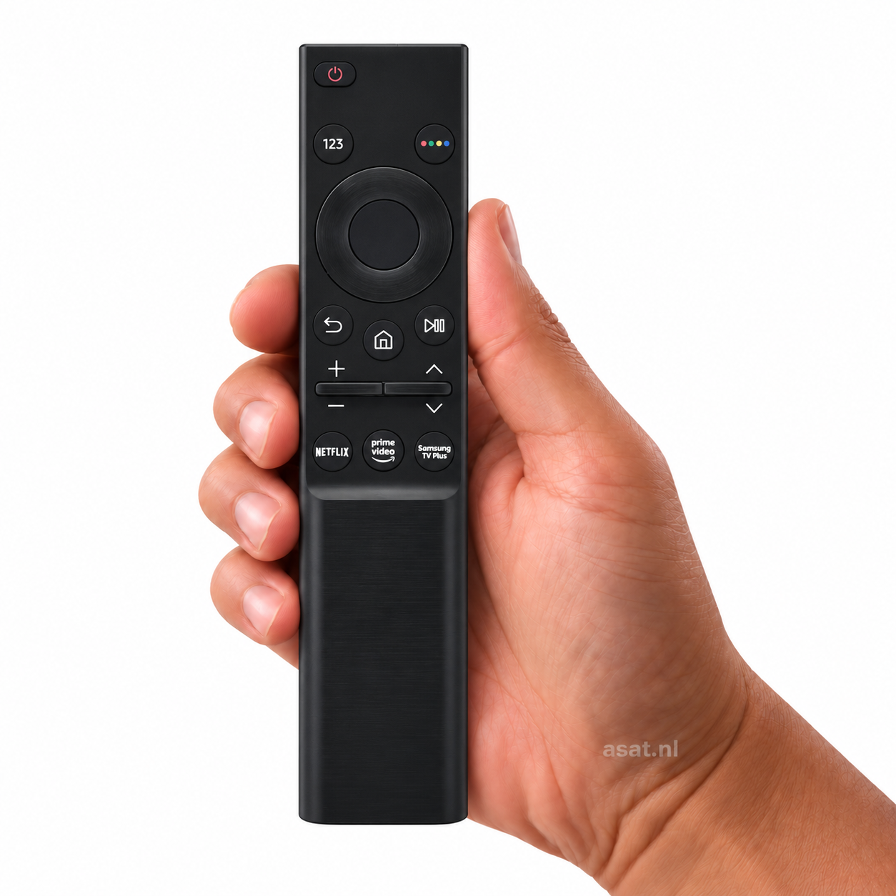 Vervangende Samsung BN59-01358B afstandsbediening in de hand