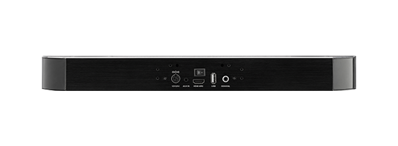 Avtex SB195BT Bluetooth-soundbar – achterzijde met aansluitingen