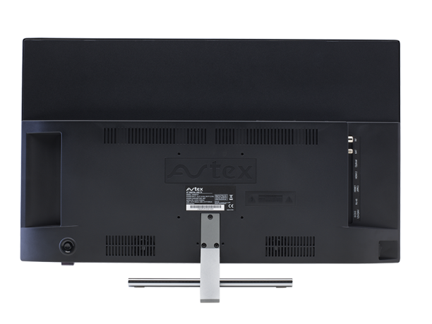 Avtex webOS Smart TV – achterzijde en montagepunten; voet niet inbegrepen