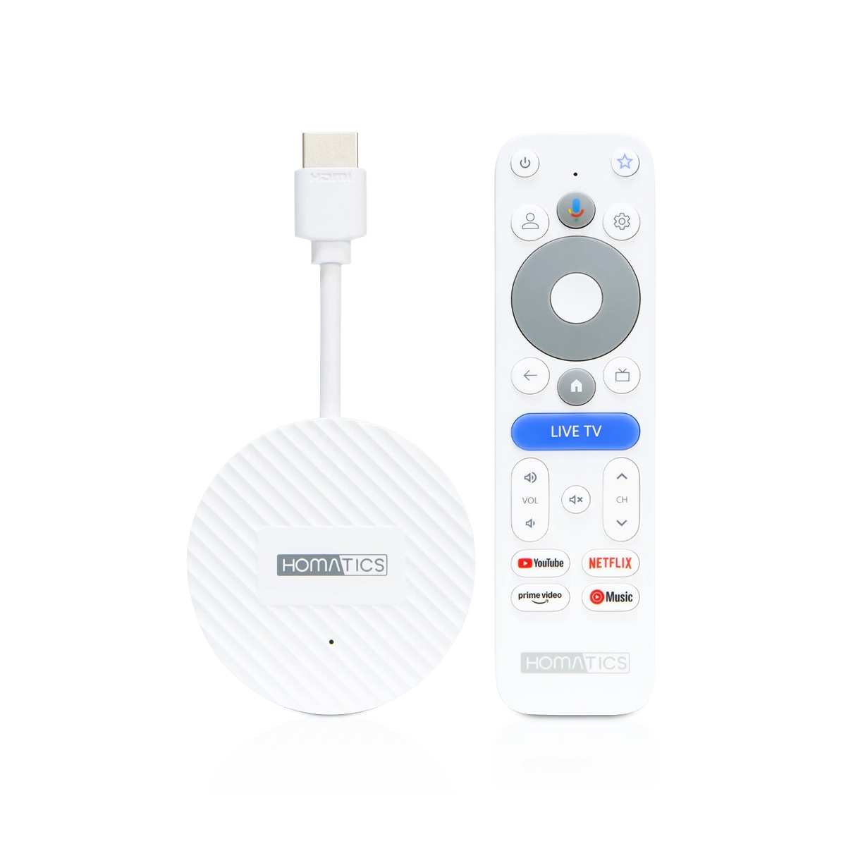 Homatics Dongle G 4K V2 Google TV 14 – originele productfoto