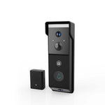 Nedis WIFICDP31BK videodeurbel met dubbele camera en gong – schuin vooraanzicht