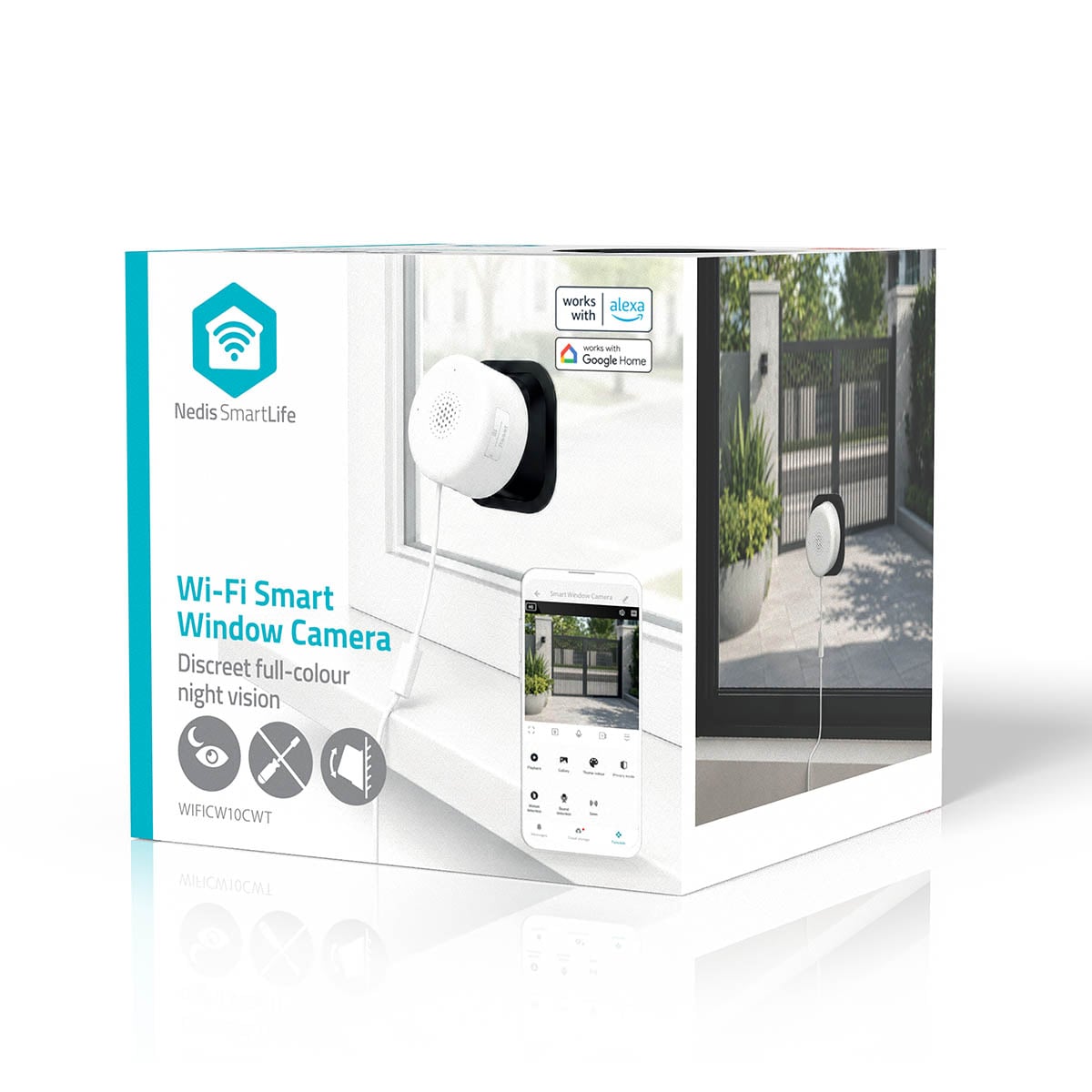 Nedis WIFICW10CWT raamcamera – productafbeelding 13