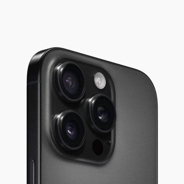 Apple iPhone 16 Pro Max Titanium zwart 256 GB - detail