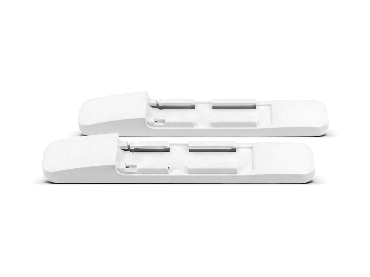 SELFSAT MSD 27 wit – meegeleverde witte voetjes