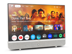 SELFSAT MSD 27 wit – voorzijde met Google TV en geïntegreerde soundbar