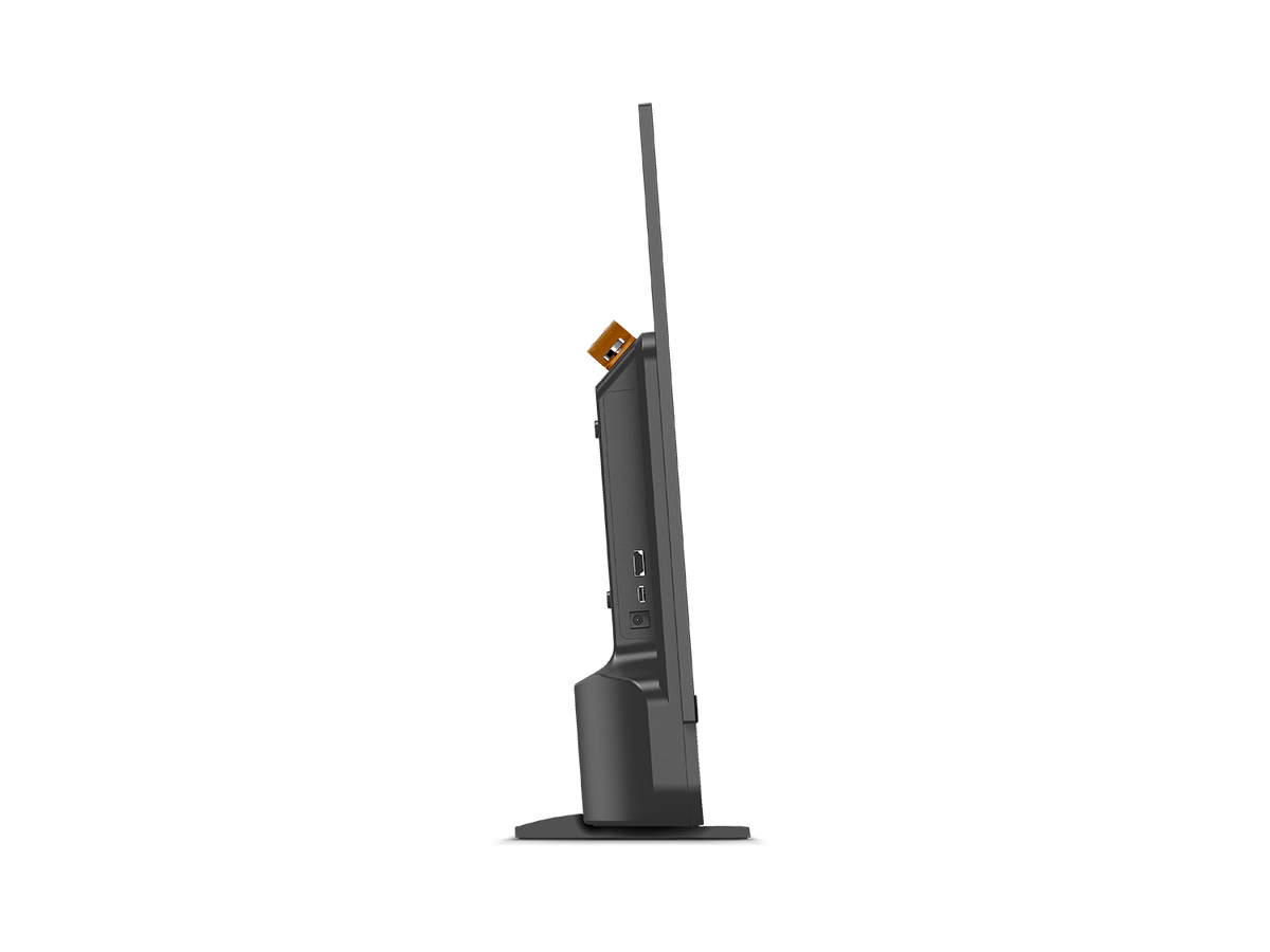 SELFSAT MSD 27 zwart – zijkant met aansluitingen