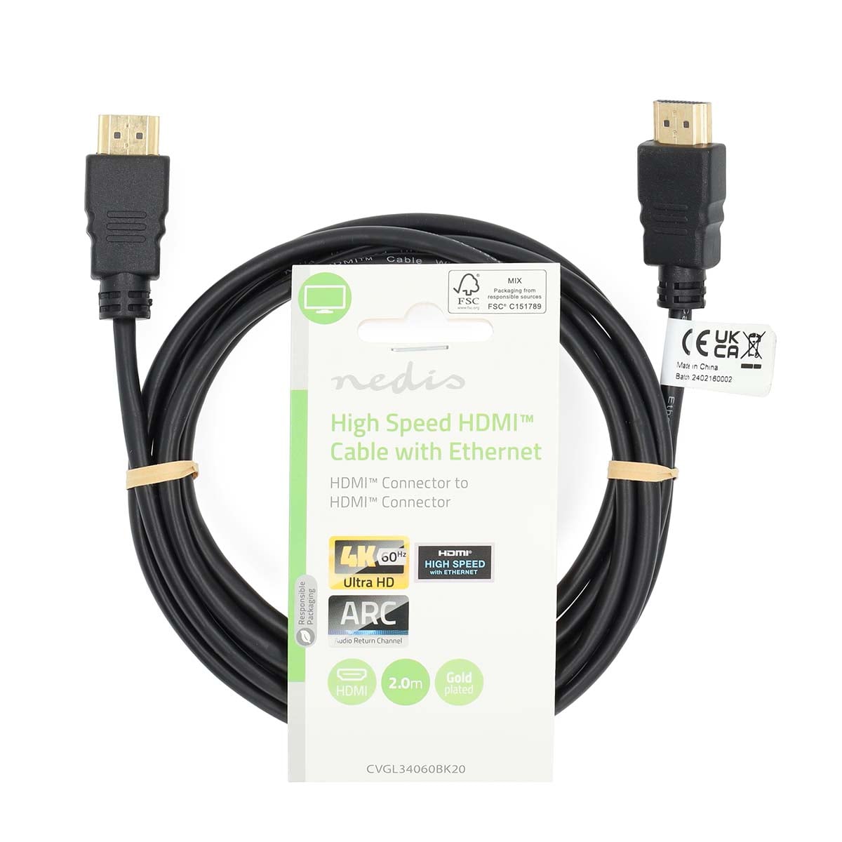 Nedis HDMI-kabel – productafbeelding 4