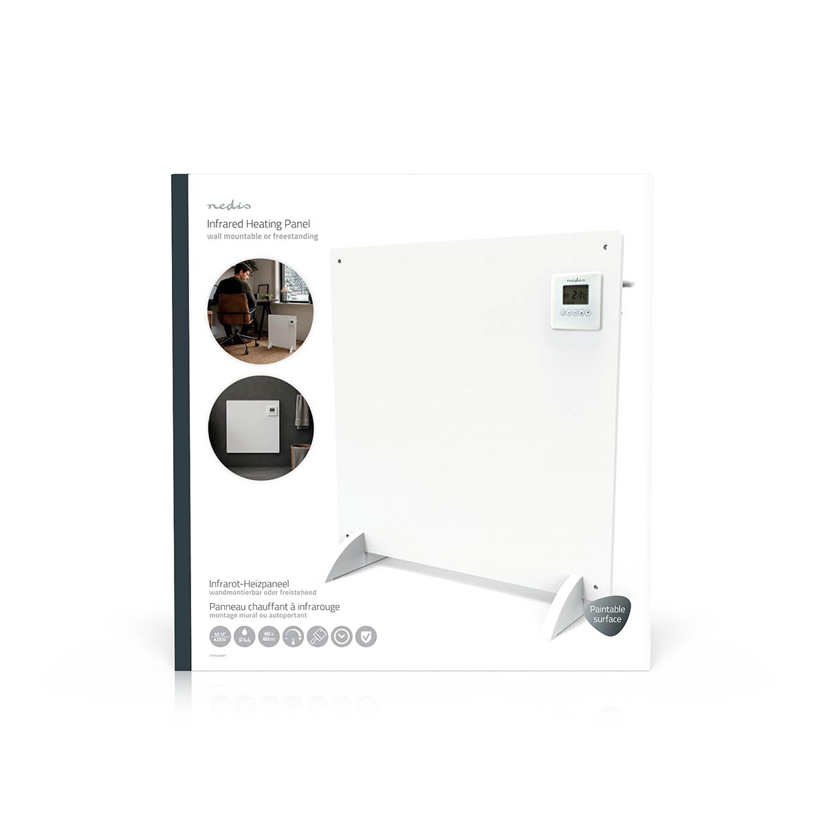 Nedis HTIP425WT – Infrarood verwarmingspaneel, afbeelding 8