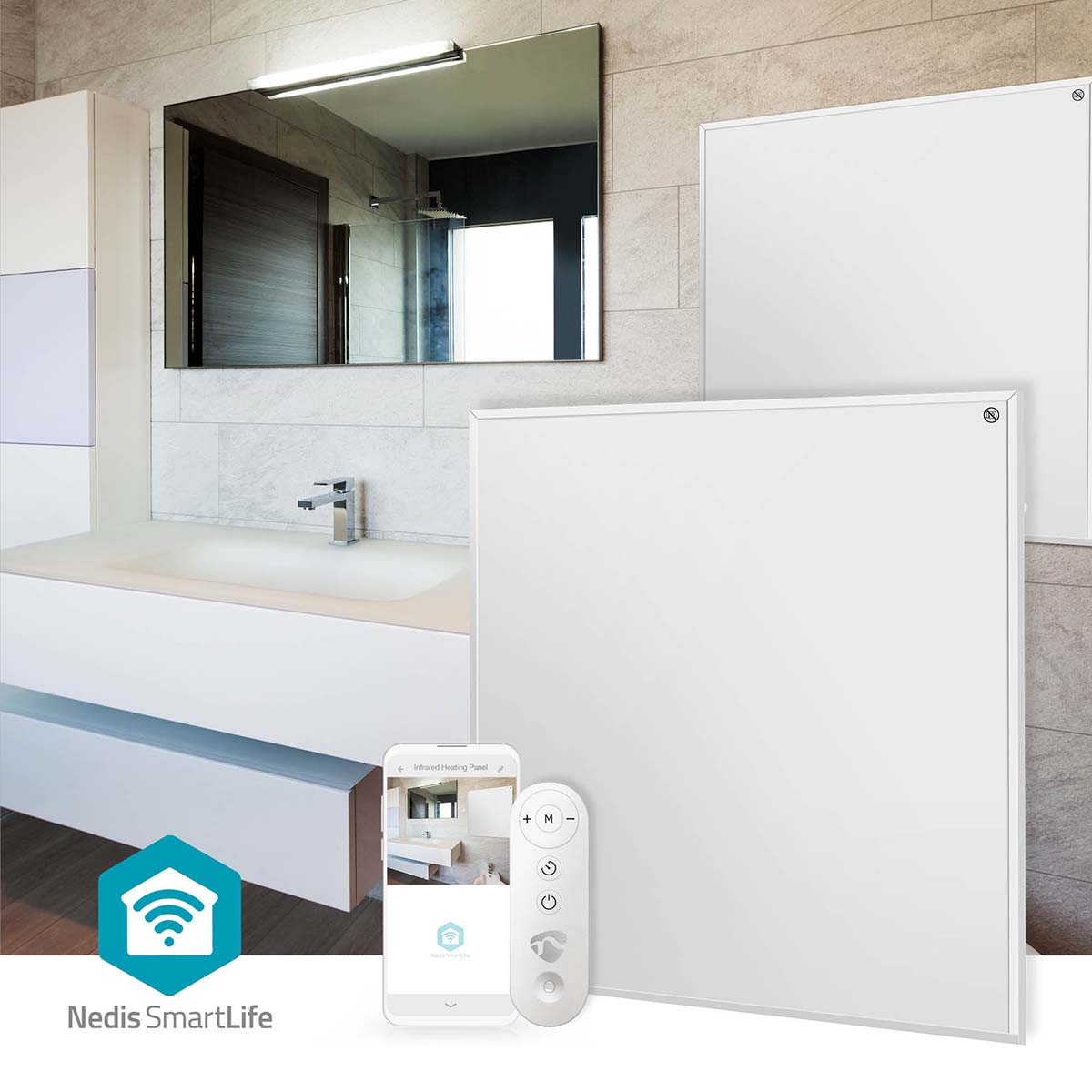 Nedis HTIP350WTW – Infrarood verwarmingspaneel, afbeelding 12